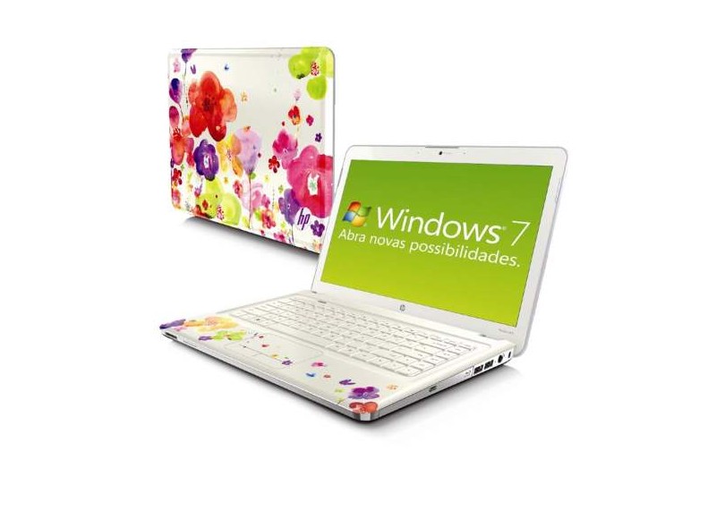 Notebook HP Flower dv5-2231br 2GB 320GB AMD Athlon II Dual Core Windows 7 Home Basic