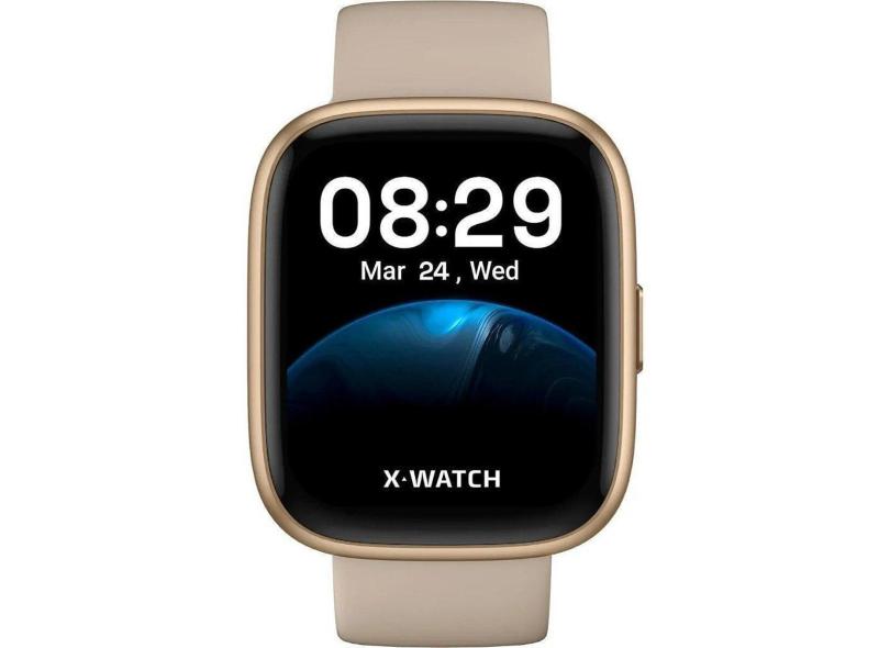 Relogio Smartwatch Unissex Alexa X-Watch XSWUQPI003A - Rosa-Unissex