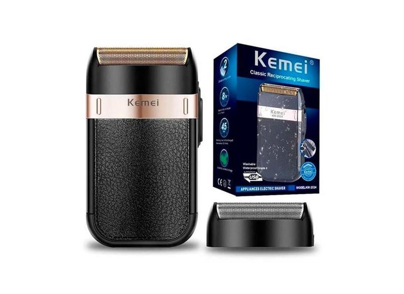 Maquina Shaver Kemei Km-2024 Barbeador Acabamento Bivolt - GENZO