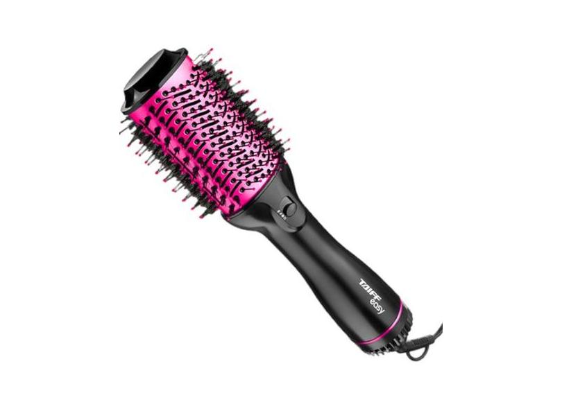 Escova Oval Secadora Modeladora Para Cabelo Easy Pink 127v ESMV12