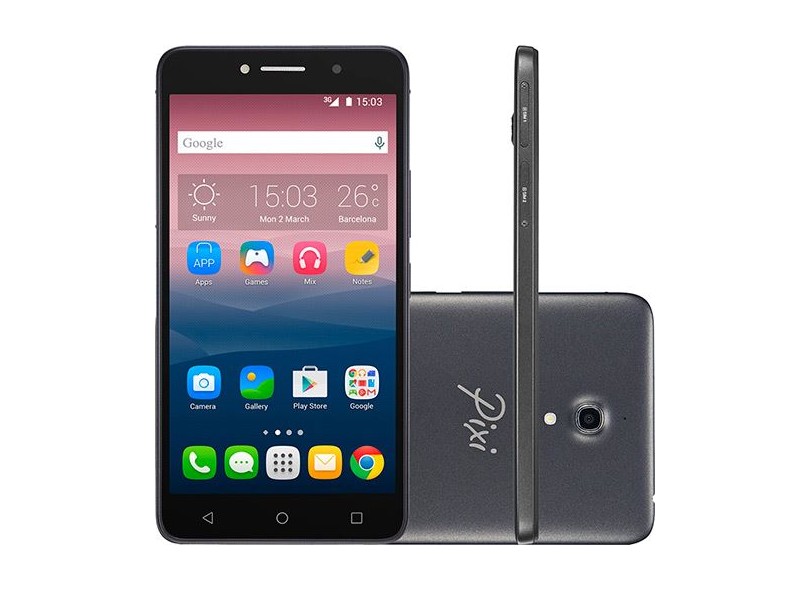 Smartphone Alcatel Pixi 4 8050E 2 Chips 8GB Android 4.4 (Kit Kat) 3G Wi-Fi