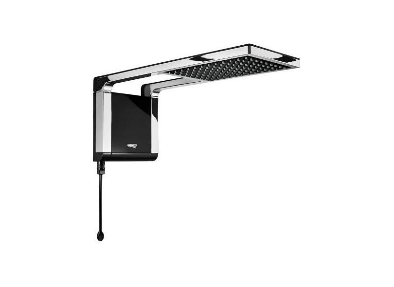 Chuveiro Lorenzetti Acqua Storm Ultra Preto Cromado 220V 6800W De Potê