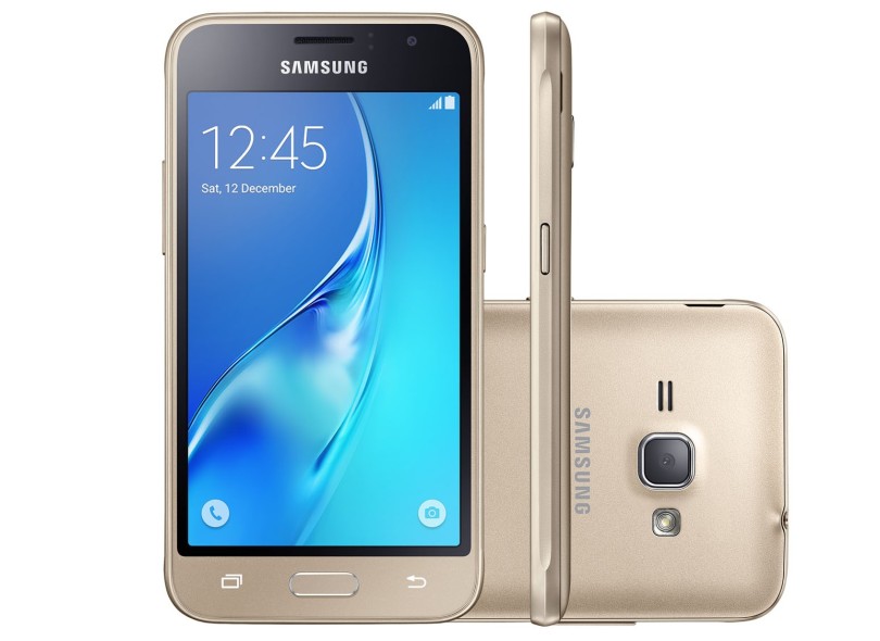 Smartphone Samsung Galaxy J1 2016 J120 5,0 MP 2 Chips 8GB Android 5.1 (Lollipop) 3G Wi-Fi