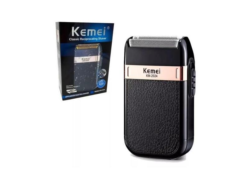 Maquina Para Raspar A Cabeça Igual A Navalha Antialérgica Kemei KM-202