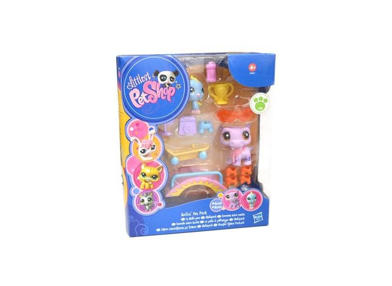 Boneca Littlest Pet Shop Kit Temático Rollin' Fun Park Hasbro