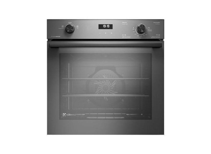 Forno A Gás De Embutir Electrolux 80l Cinza Experience Com F 50807UBA285