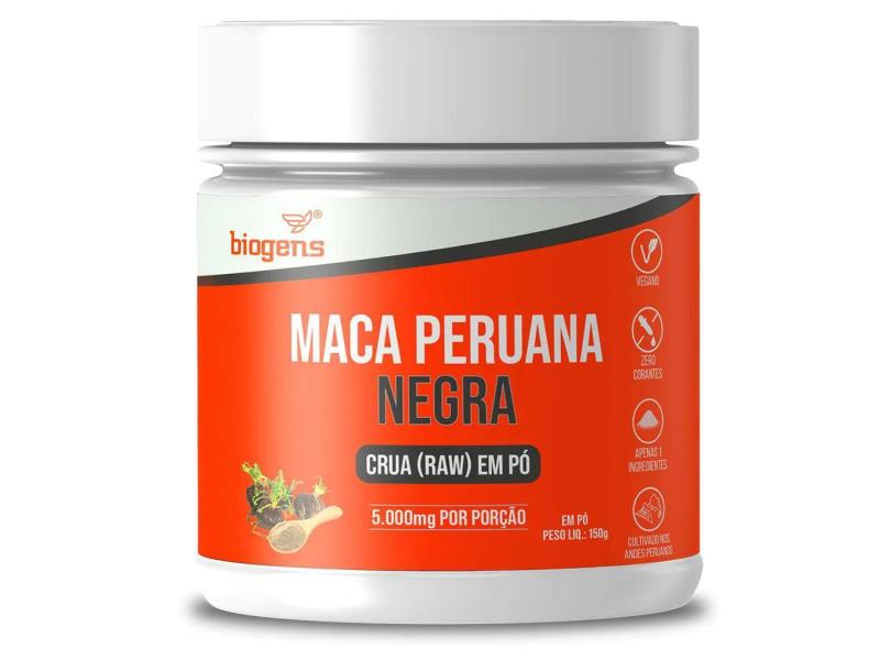 Biogens Maca Peruana Negra Em Pó 150G