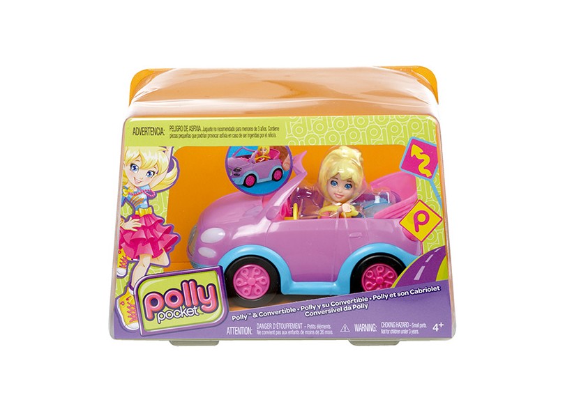 Boneca Polly Melhor Carro de Todos Mattel