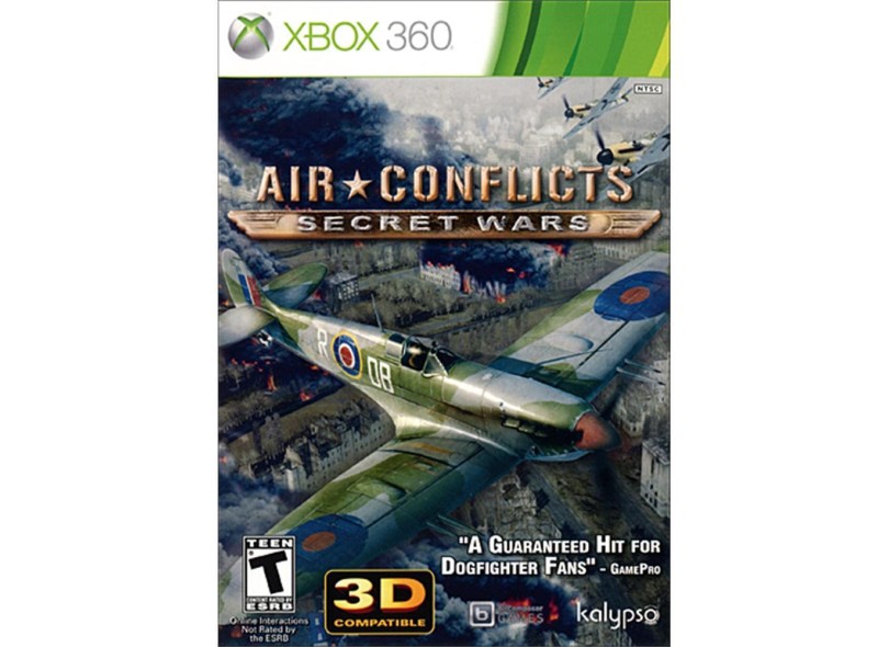Jogo Air Conflicts Secret Wars Xbox 360 Kalypso Media