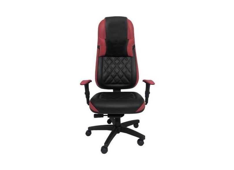 Cadeira Gamer Para Escritório Linha Gamer Cagliari Vermelho - Design O