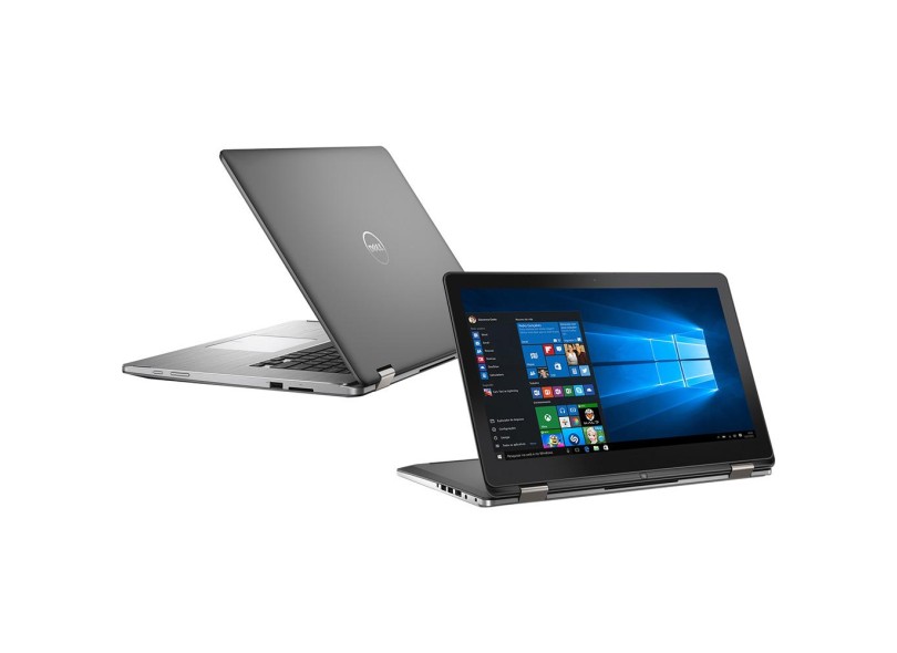 Notebook Conversível Dell Inspiron 7000 Intel Core i7 6500U 8 GB de RAM 1024 GB Híbrido 16.0 GB 15 " Touchscreen Windows 10 i15-7568-A20