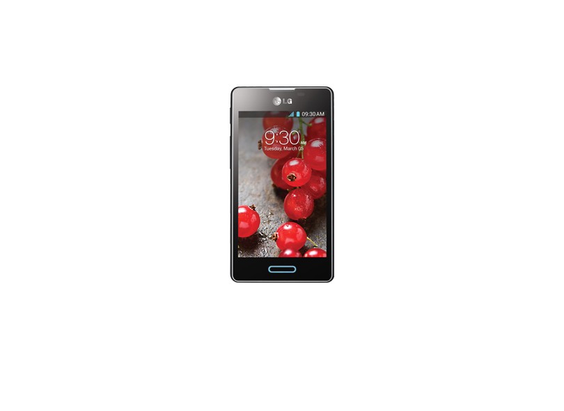 Smartphone LG Optimus L5 II E450 Câmera 5.0 Megapixels Desbloqueado 1 Chip 4 GB Android 4.1 Wi-Fi 3G