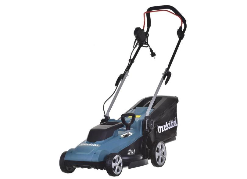 Carrinho Cortador de Grama Elétrico 370Mm 1400W Coletor 40L ELM3720 220V Makita