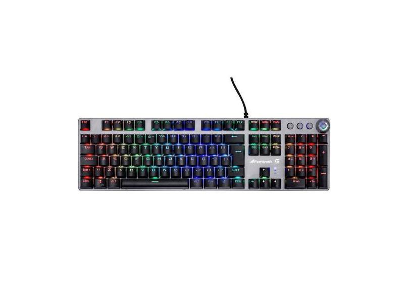 Teclado Mecânico Gamer Fortrek GPro K7 Plus, RGB, Switch KRGD Blue, AB