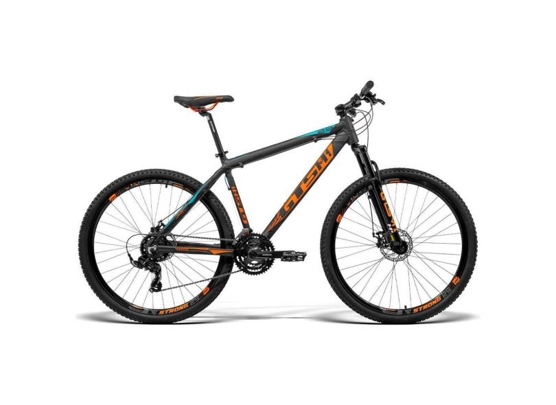 Bicicleta Gts aro 29  freio a disco Kit Shimano 21 marchas Catraca Mega Range e Amortecedor | GTSM1-Unissex