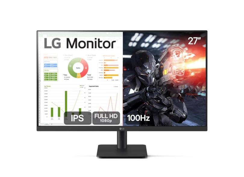 Monitor 27&quot; Gamer LG 27MS500-B IPS, Full HD, 100Hz, 5ms, Dynamic Action Sync