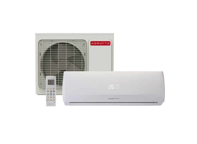 Ar Condicionado Split Hi Wall Agratto Confort Fit 22000 BTUs Controle Remoto Quente/Frio CCS22QF1R4 / CCS22QFER4