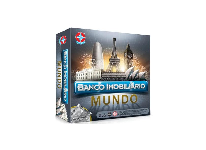 Jogo Banco Imobiliário Mundo - Estrela - Estrela