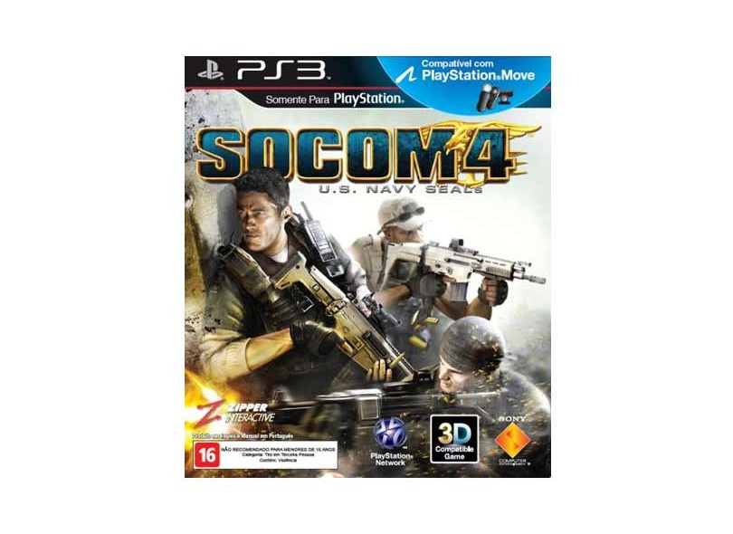 Jogo Socom 4: U.S Navy Seals Sony PS3