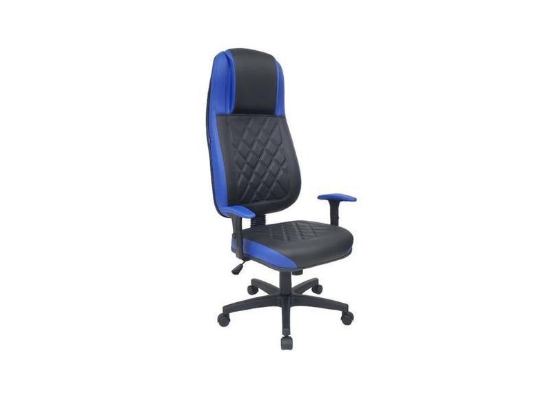 Cadeira Gamer Para Home Office Linha Gamer Blenda Azul - Design Office