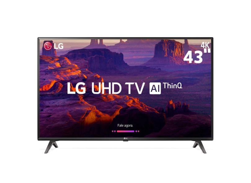 Smart TV TV LED 43 " LG ThinQ AI 4K Netflix 43UK6310PSE 4 HDMI