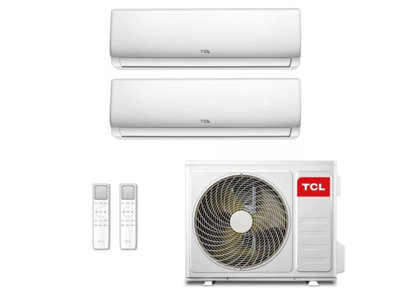 Ar-Condicionado Multi Split Inverter TCL 18.000 (1x Evap HW 9.000 + 1x Evap HW 12.000) Quente/Frio 220V