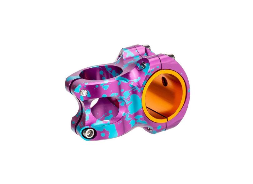 Xtahdge Haste de bicicleta 31,8/35mm leve guiador curto haste liga de alumínio para BMX MTB Mountain Bike Road
