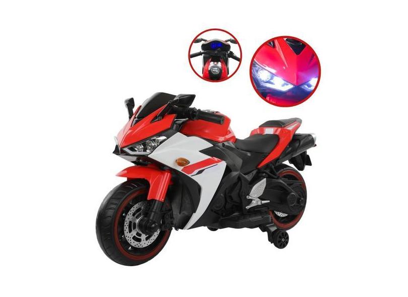 Mini Moto Motinha Elétrica Infantil 12V Roda Eva Som Farol Led Brinqwa