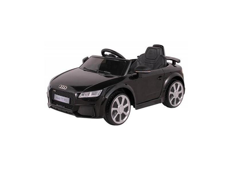 Carrinho Elétrico Preto Audi TT Controle Rem 12V Bel Brink