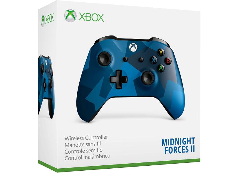 Controle Xbox One Xbox Series PC sem Fio Midnight Forces 2 - Microsoft