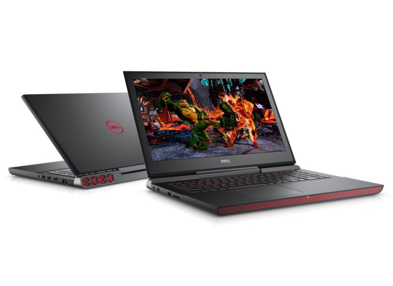 Notebook Dell Inspiron 7000 Intel Core i7 7700HQ 8 GB de RAM 1024 GB Híbrido 8.0 GB 15.6 " GeForce GTX 1050 Ti Windows 10 Home i15-7567