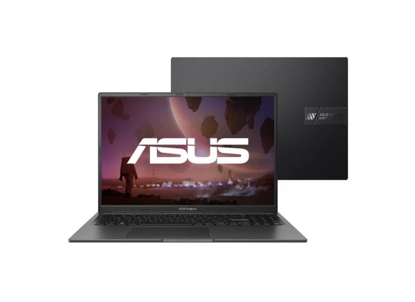 Notebook ASUS Vivobook 16X K3605ZF RTX 2050 Intel Core i5 12500H 8Gb Ram 512Gb SSD Linux KeepOs Tela 16`` 120Hz Indie Black - N1421