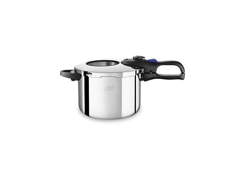 Panela de Pressão Inox 6 Litros Qualidade Profissional com Visor de Vidro MTA - Indução