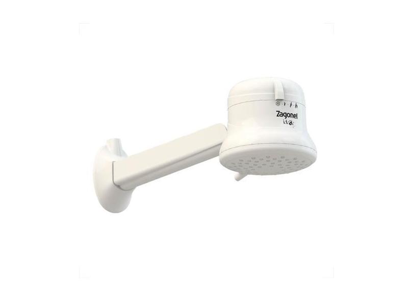 Ducha zagonel ideale plus com cano branco 4t 127v 5500w, 110V