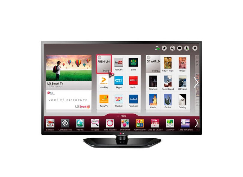 TV LED 42" Smart TV LG Full HD 3 HDMI 42LN5700