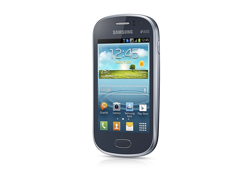 Smartphone Samsung Galaxy Fame Duos S6812 Câmera 5,0 Megapixels Desbloqueado 2 Chips 4 GB Android 4.1(Jelly Bean) 3G Wi-Fi