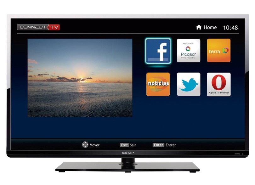 TV LED 40" Smart TV Semp Toshiba Full HD 3 HDMI DL4045i