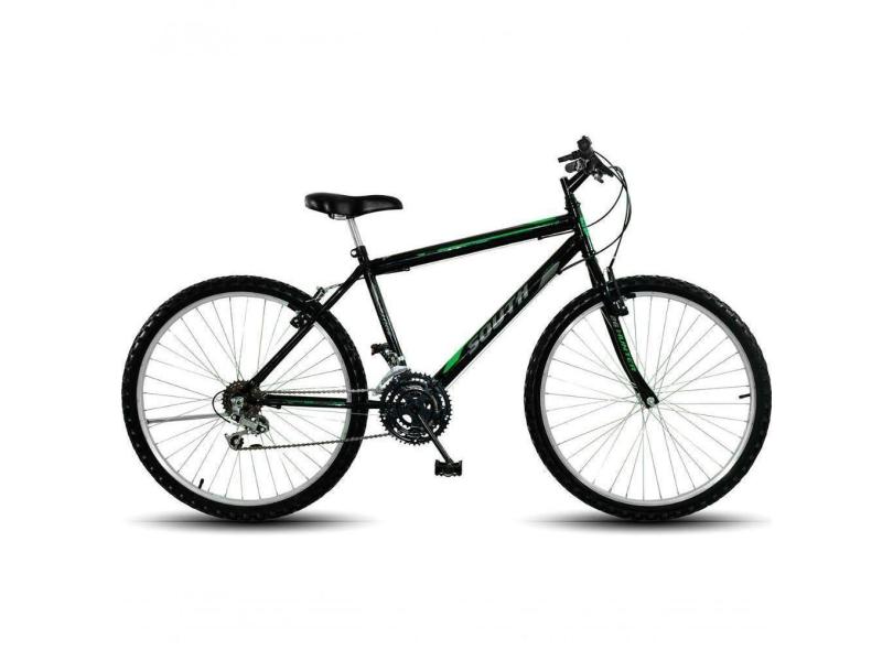 Bicicleta Aro 26 South 18 Marchas Freio V-brake - Preto Preto