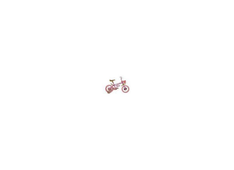 Bicicleta Princy Rosa/Dourado Aro 12 Verden: Estilo e Diversão para Pe