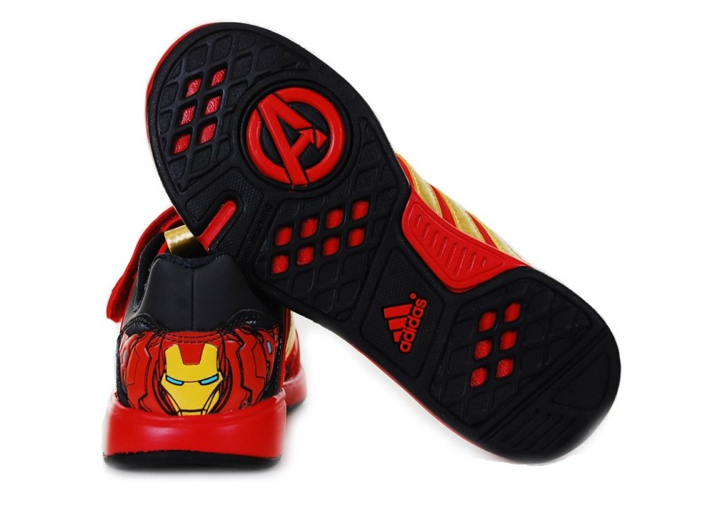 Tênis Adidas Infantil (Menino) Casual Disney Vingadores Homem de Ferro CF