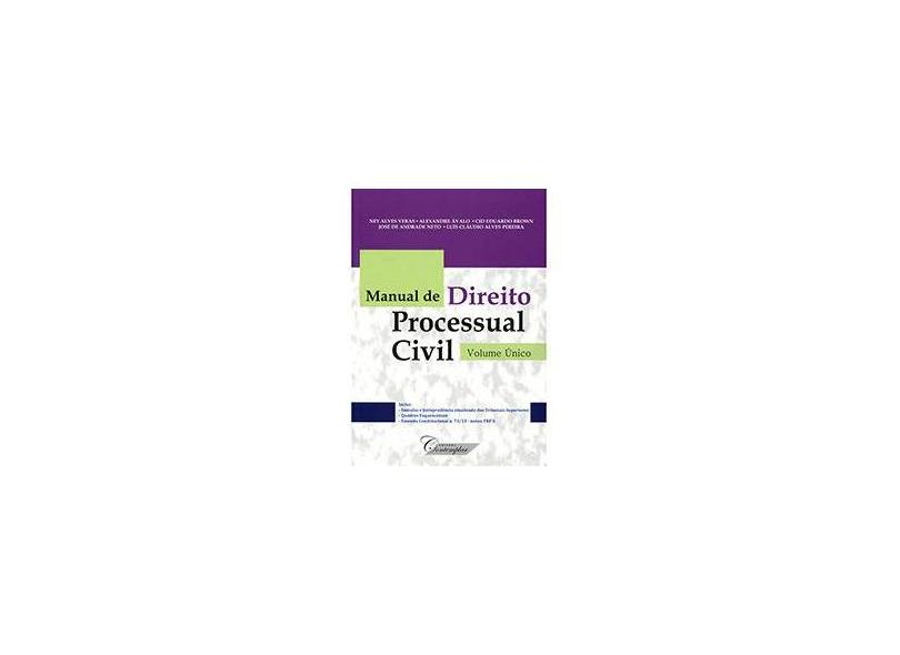 Manual de Direito Processual Civil - Volume Único - Vários Autores - 9788563540539