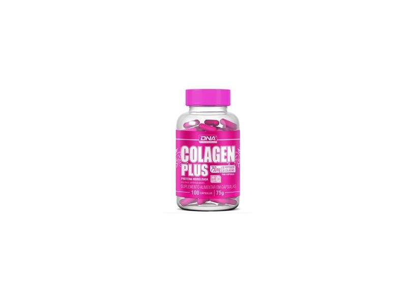 Colagen Plus 750mg + Vit C DNA Suplementos - 100 Cápsulas em Promoção é ...