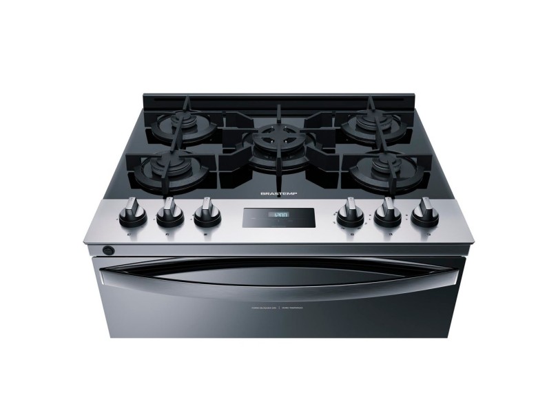 Fogão de Piso Brastemp 5 Bocas Acendimento Superautomático BFS5VCR