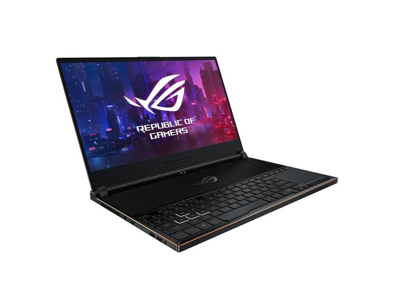 Notebook Gamer Asus ROG Zephyrus S Intel Core i7 9750H 9ª Geração 16 GB de RAM 1024.0 GB 15.6 " Full GeForce RTX 2080 Max-Q Windows 10 GX531GXR