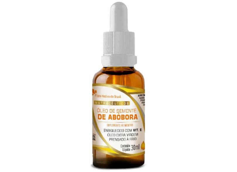 ÓLEO DE SEMENTE DE ABóBORA EM GOTAS 30ML - FLORA NATIVA 