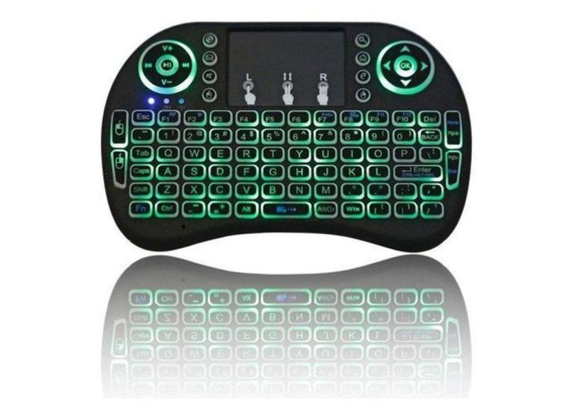 Mini Teclado Touchpad Wireless Usb Smart Tv Netflix