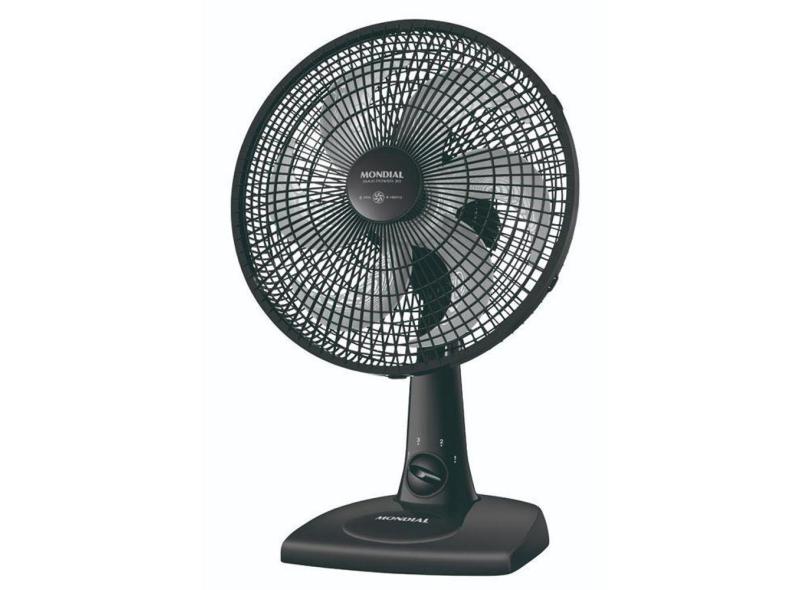 Ventilador de Mesa Mondial, 30cm, Preto