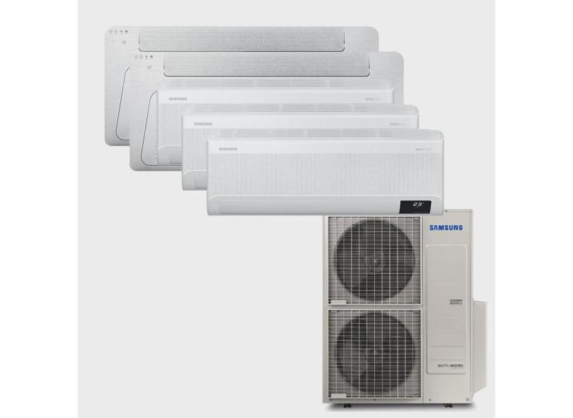 Ar Condicionado Multi Split Inverter Samsung fjm 48.000 btus q/f 220V + 2x Cassete 1 Via Wind Free 9.000 btus + 3x High Wall WindFree 9.000 btus