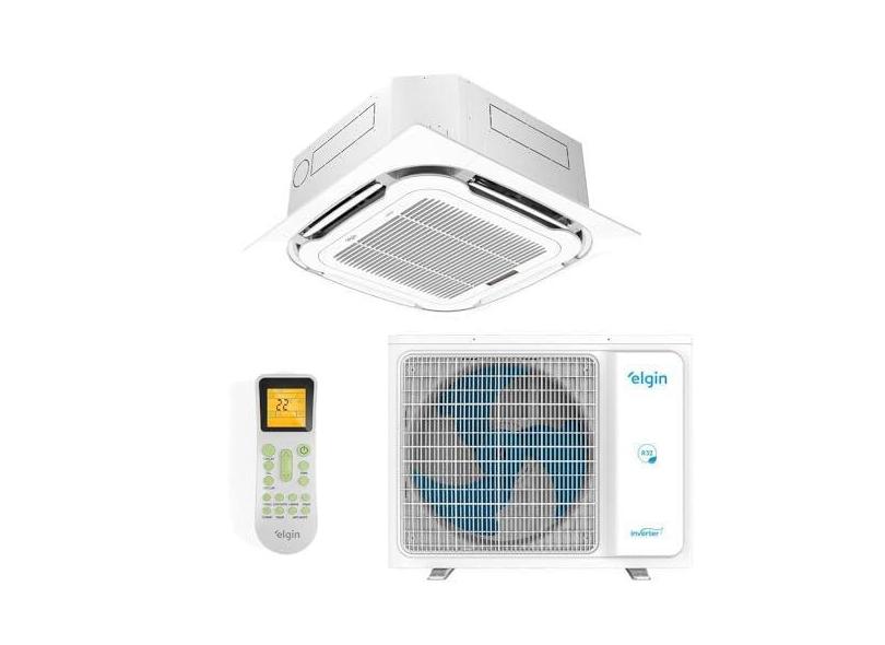 Ar-condicionado Split Cassete Inverter 24000 Btus Elgin Plus Só Frio Kdfi24c2na / Kdfe24c2ca / Kdzpoon2da 220v