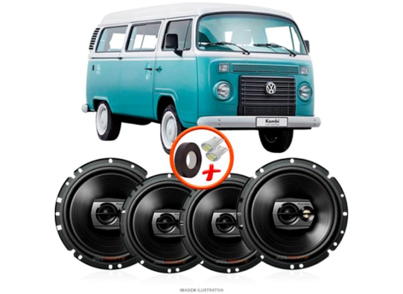 Kit Alto Falante Pioneer Vw Kombi Ts Br X W Rms Ohms